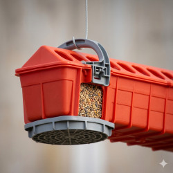 Civciv Yemliği Kızaklı 50 cm | Ayarlanabilir HDPE Yemlik