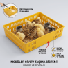 Kapaksız Civciv Taşıma Sepeti 41x34 cm – Plastik Civciv Taşıma ve Sevkiyat Sepeti