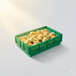 Civciv Taşıma Kasası 1040 | Dayanıklı ve Hava Sirkülasyonlu Kasa