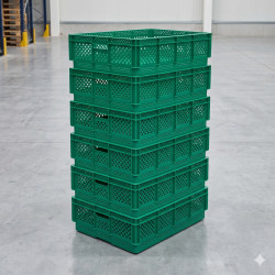 Civciv Taşıma Kasası 1040 | Dayanıklı ve Hava Sirkülasyonlu Kasa